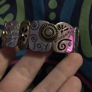 Gold and silver bracelet never wore was a gift